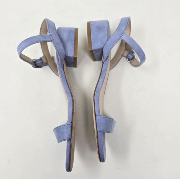 New Stuart Weitzman Tibbey Suede Sandal Periwinkle 5.5 - Picture 5 of 10